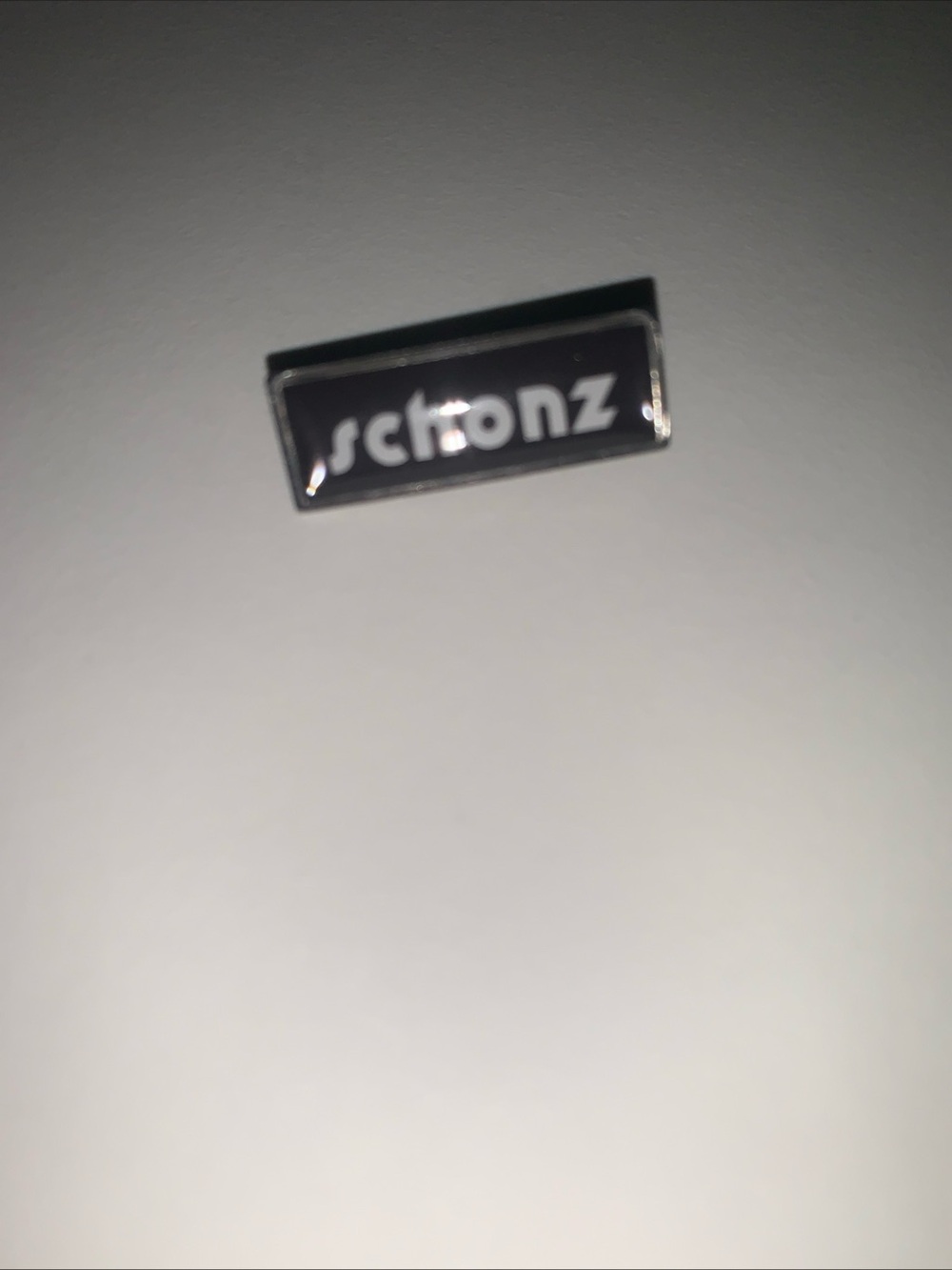 Bill Schonely nickname Enamel pin